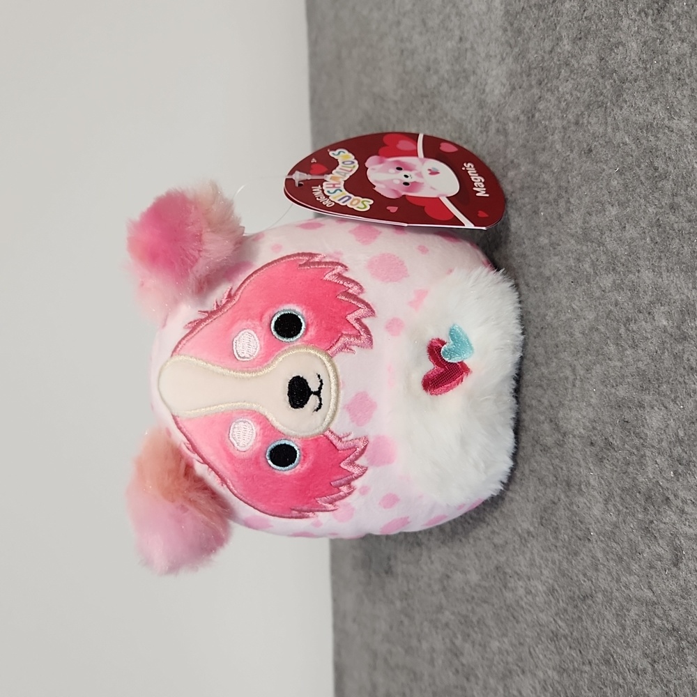 Magnis 6" Squishmallow stuffed animal Pastel Valentines Day Dog